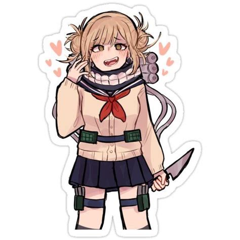 Himiko Toga En 2020 Pegatinas Kawaii Pegatinas Bonitas Personajes