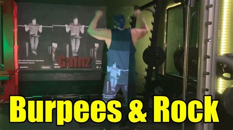 61 Burpees And Rock Burpeesparty 21 Feb 2023 Youtube