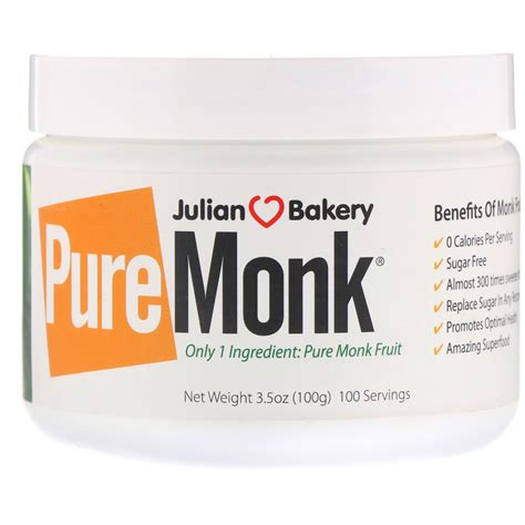 Julian Bakery Pure Monk Fruit 35 Oz 100 G Iherb