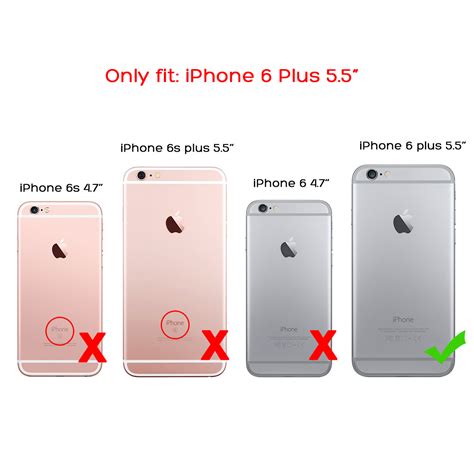 Larger and thinner than other iphone models, and with the capacity for far more endurance on a single charge. For iPhone 6 Plus/6S Plus Rose Gold Hybrid Heavy Duty ...