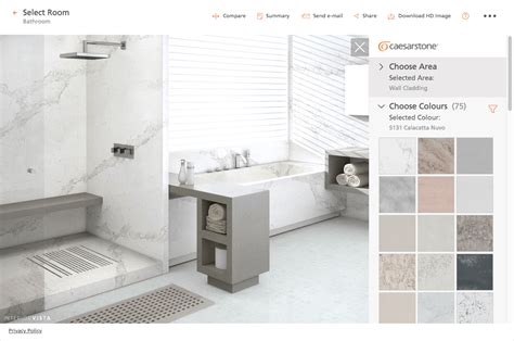 Caesarstone Bathroom Design Visualizer Software