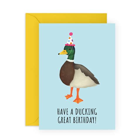 Buy Central 23 Funny Birthday Card For Men Birthday Duck Uncle
