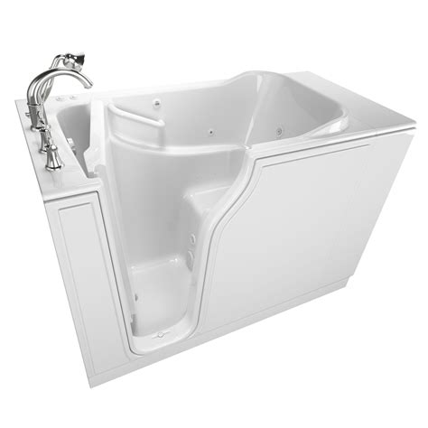 Gelcoat Value Series 30 X 52 Inch Walk In Tub With Combination Air Spa And Whirlpool Systems