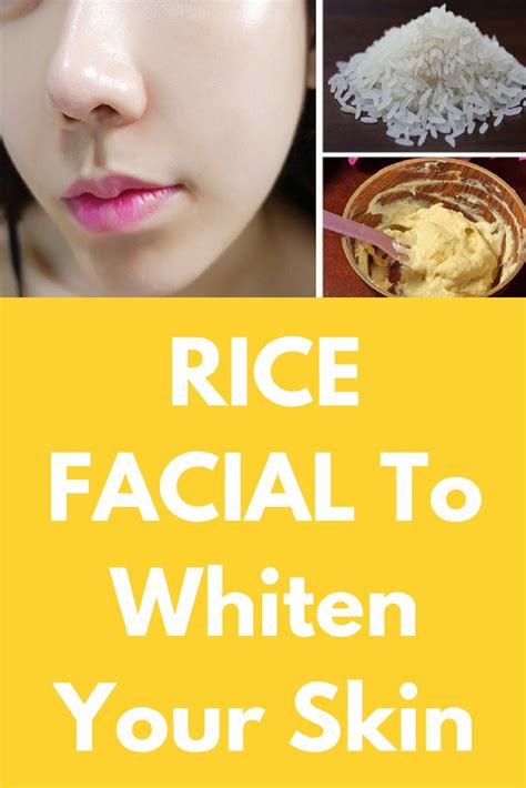 Rice Facial To Whiten Your Skin Permanently Beauty Tips For Glowing