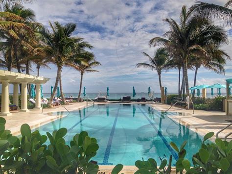 Breakers Hotel Florida West Palm Beach Sunshine Pool Palm Trees