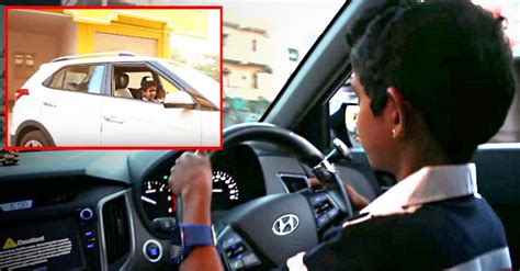 10 Year Old Driving A Hyundai Creta Suv Video