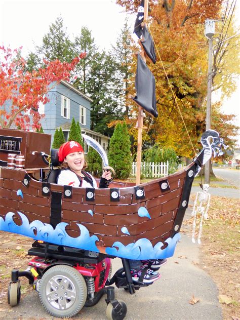 Pirates Ship Halloween Costume With Working Sails Stroller Costume