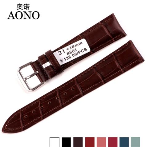 Brand New Aono High Quality Luxury Genuine Leather Watchbands Watch