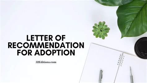 Letter Of Recommendation For Adoption Get Free Letter Templates