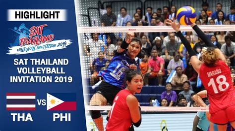 ไทย thailand vs ฟิลิปปินส์ philippines women s volleyball asean grand prix 2019