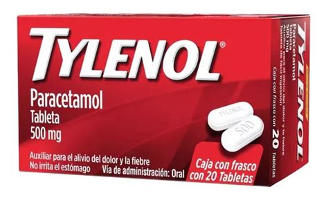 Tylenol Mg Tabletas C Mercadolibre