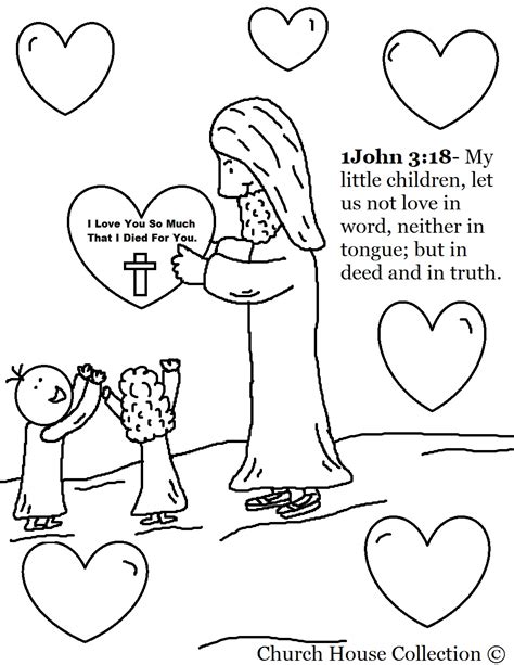 5 Best Images Of Love Others Jesus Printables Sunday School Coloring