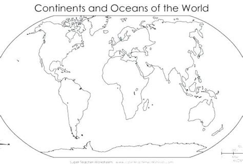 Continents Coloring Page At Getcolorings Com Free Printable