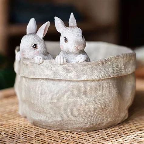 Pin By Stacy Mishina On Bunny Rabbit Flower Pots Animal Planters