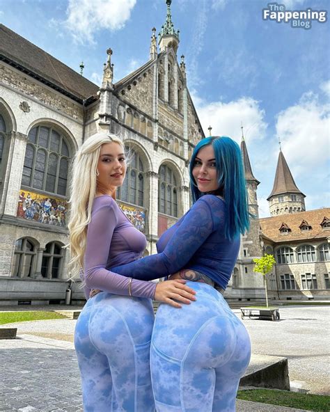 Eva Elfie Riae Flash Their Nude Boobs In Zurich Photos Onlyfans Leaked Nudes