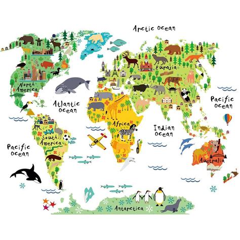 1educational Yet Fun World Map For Kids Let Your Children Discover