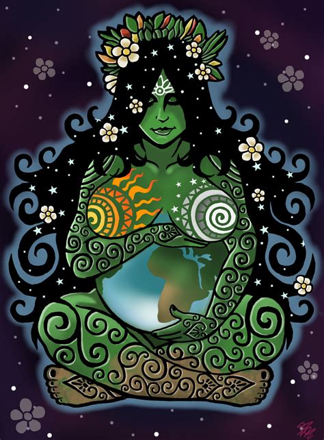 Earth Mother By Orupsia On Deviantart