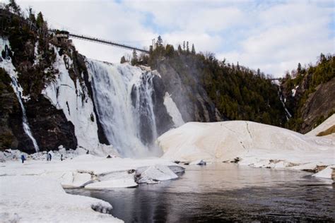 Montmorency Falls Winter Stock Photos Pictures And Royalty Free Images