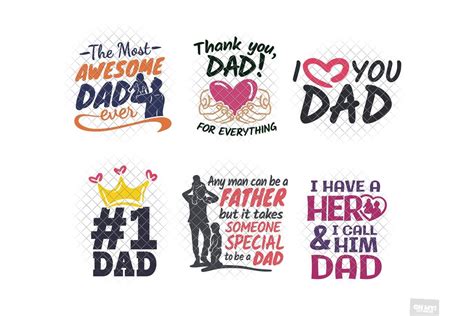 Download Dad SVG Father's Day Birthday with PNG/DXF/EPS/JPG (595737 ...