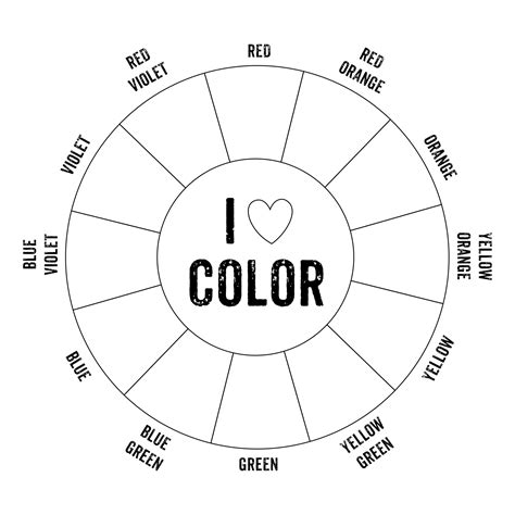 10 Best Color Wheel Printable For Students Pdf For Free At Printablee