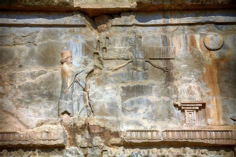 The Tomb Of Persian King Artaxerxes Iii Persepolis Iran Stock Image