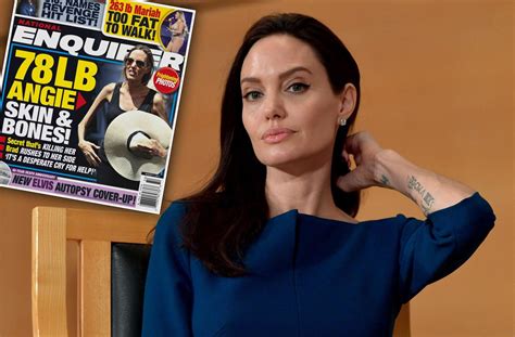 New Scary Skinny Photos Of Angelina Jolie Revealed