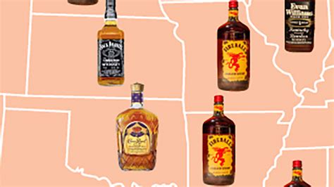 The Definite Map Of The Most Popular Liquor In Each State