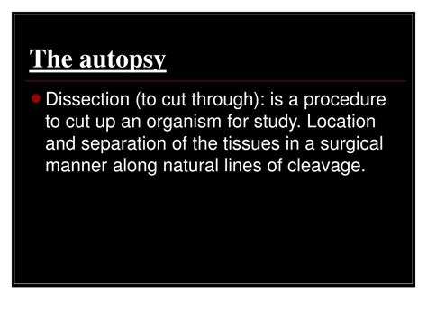 Ppt Forensic Medicine Understanding Autopsy And Medical Term