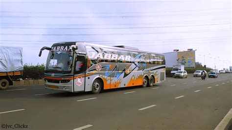 Jabbar Travels Volvo B9r Ripping To Exit Mumbai Youtube