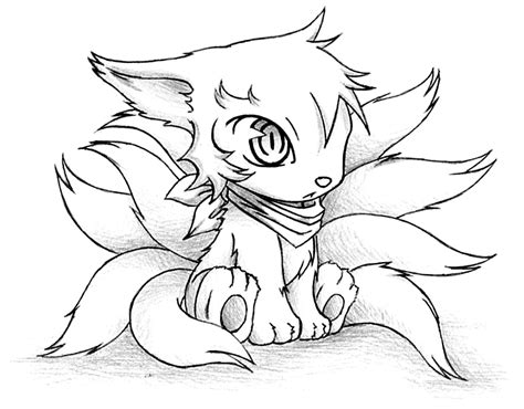 Boy Gumiho Chibi Ninetails Form By Racoonloveglee On Deviantart