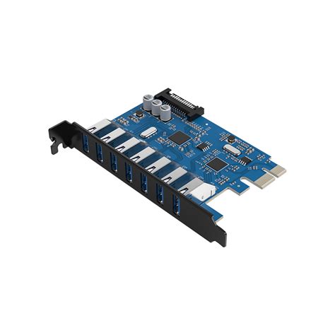 In computing, an expansion card, also known as an expansion board, adapter card or accessory card, is a printed circuit board that can be inserted into an electrical connector, or expansion slot, on a computer motherboard, backplane or riser card to add functionality to a computer system via the. Buy Now | ORICO USB3.0 7 Port PCIe Expansion Card | PLE Computers