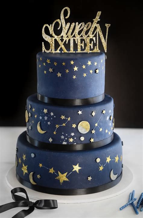 Snips and snails and puppy dog tails. Celestial Sweet Sixteen Cake | Sweet 16 birthday cake ...