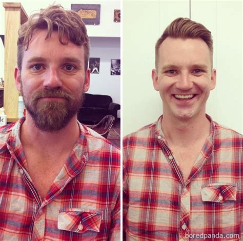 10 men before and after shaving that you won t believe are the same person