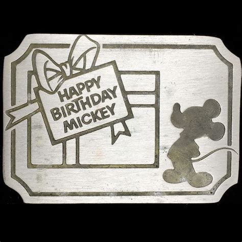 Mickey Mouse 50th Birthday Walt Disney California Col Gem