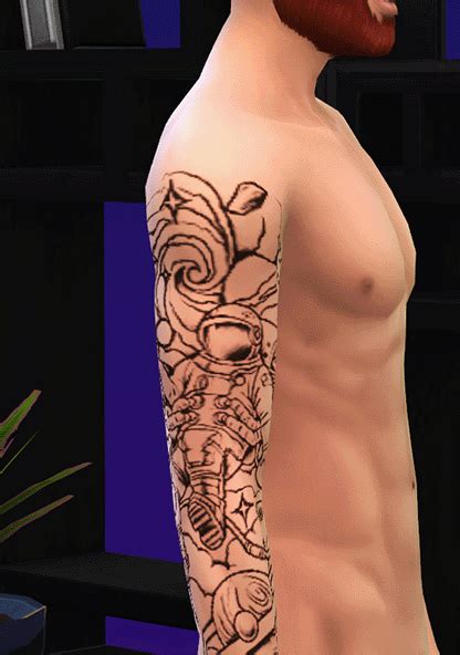 Right Arm Tattoo Pack Jochi January 2023 The Sims 4 Create A Sim
