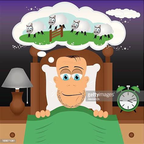 Insomnia Man Clock High Res Illustrations Getty Images