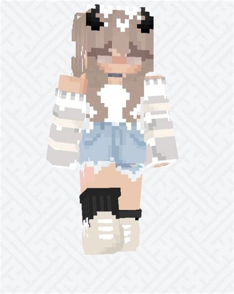 Demon Girl ~ Minecraft Skins Cute Minecraft Skins Aesthetic