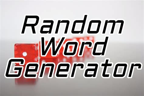 Random Word Generator - WordCounter.net