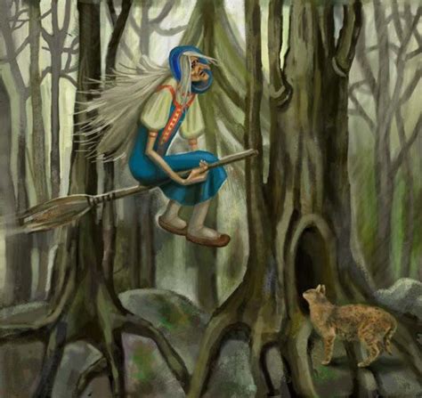 Baba Yaga In The Dark Forest Wander Lord