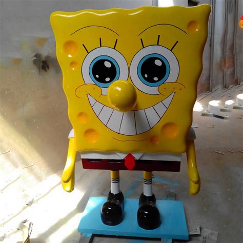 Fiberglass Spongebob Sculpture