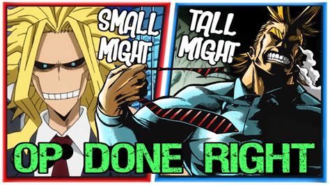 How To Write A Badass Overpowered Mentor All Might From My Hero