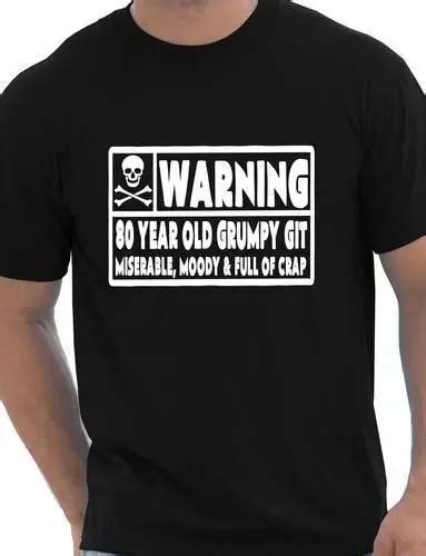 80 year old git mens funny 80th birthday t fathers day t shirt more size and colors in t