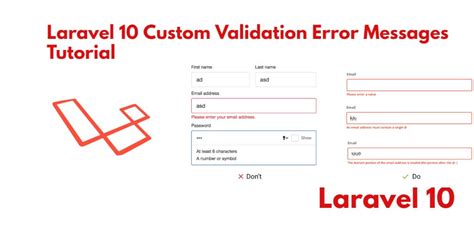 Laravel Custom Validation Rules And Error Messages Tuts Make
