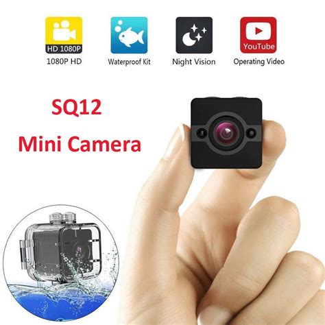 Sq12 Waterproof Mini Camera New Version Sq11 Full Hd 1080p Mini Dvr