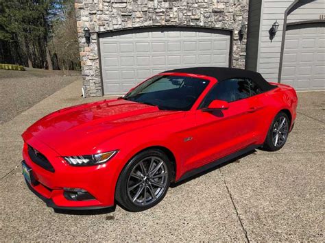 6th Gen Red 2015 Ford Mustang Gt Premium Convertible Sold