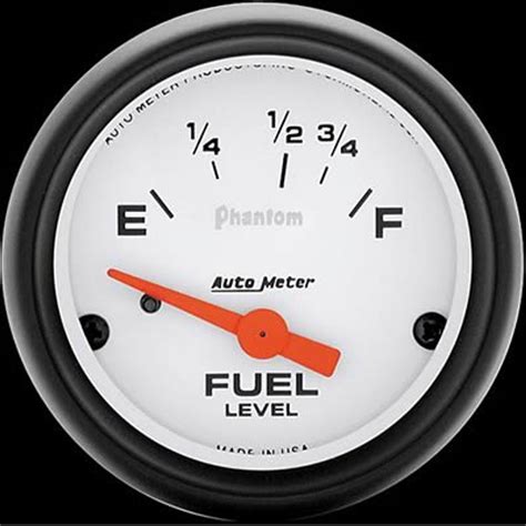 Auto Meter Phantom Fuel Level Gauge 16 Ohms 158 Ohms Atm 5718