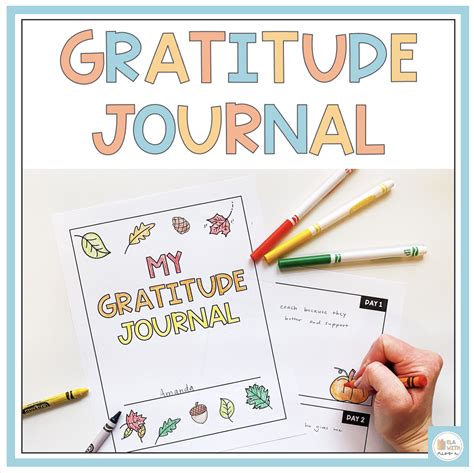 Gratitude Journal Printable And No Prep Thankfulness Made By Teachers