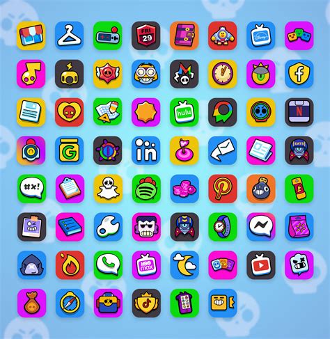 Brawl Stars App Icons Ios 15 Free App Icons With Brawl Stars Aesthetic