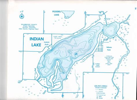 Indian Lake Depth Map