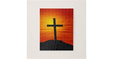Christian Cross Jigsaw Puzzle Zazzle